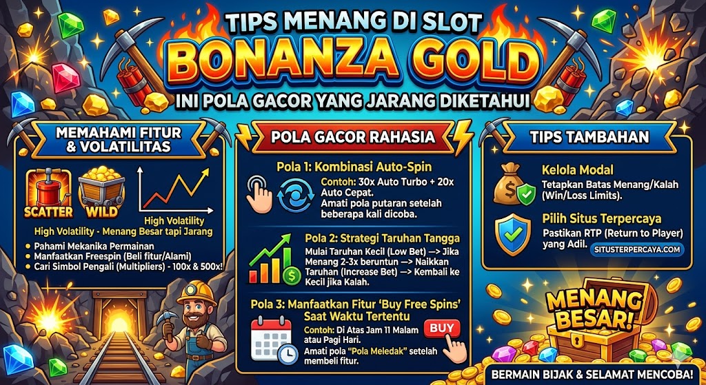 Tips Menang di Slot Bonanza Gold, Ini Pola Gacor yang Jarang Diketahui